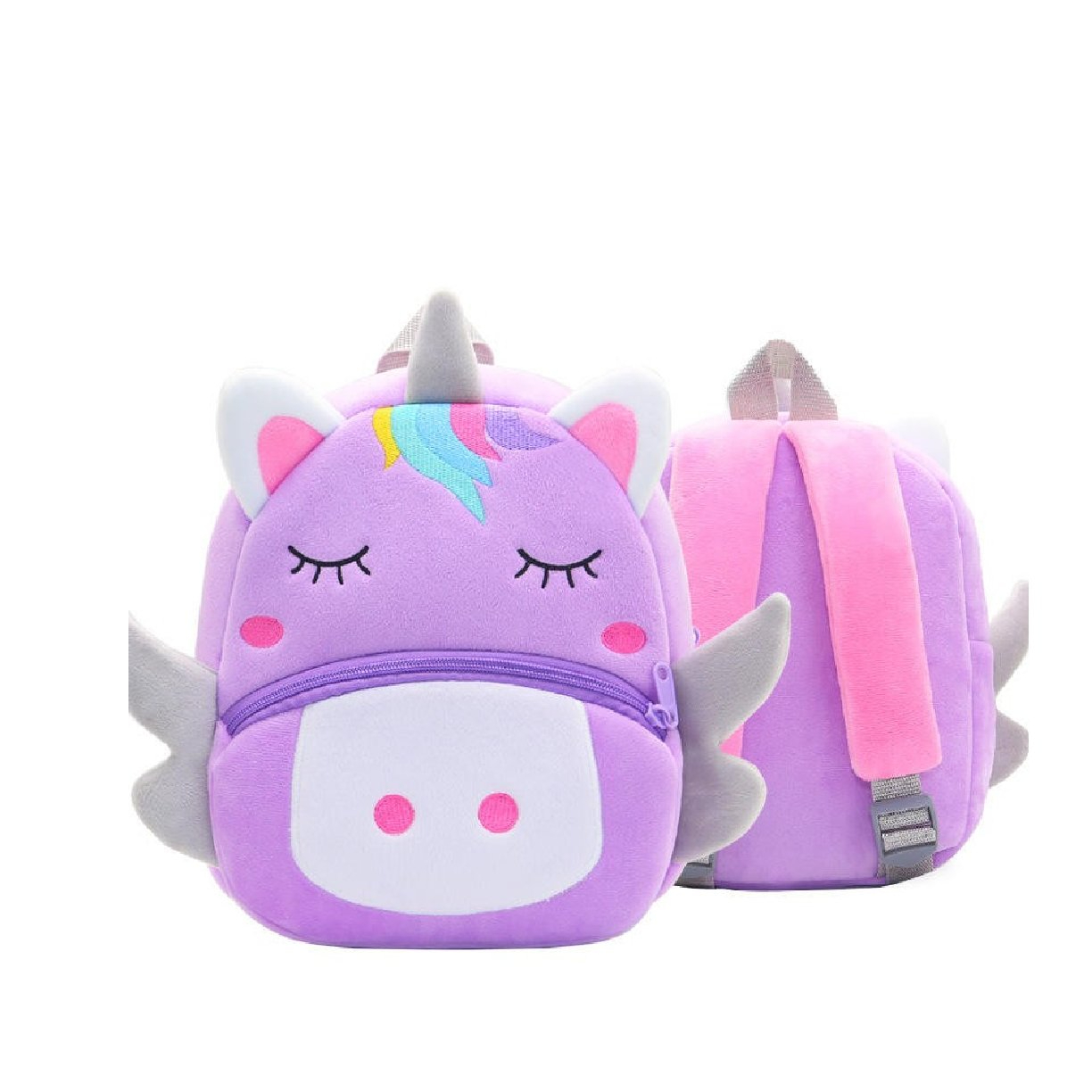 Lovely Small Backpack with Animals Pink Book Bag Hiking Backpack-Nb-Accs13-29 - Image 4