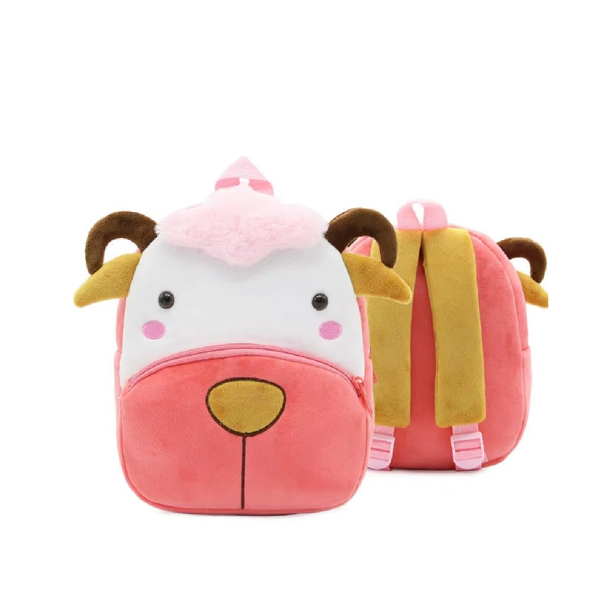Lovely Small Backpack with Animals Pink Book Bag Hiking Backpack-Nb-Accs13-29 - Image 9