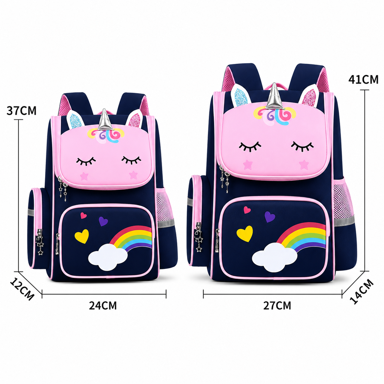 Waterproof Oxford Nylon School Backpack – Large Capacity Student Travel Backpack-Nb-Accs13-11 - Image 12